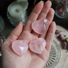 Cœur en quartz rose